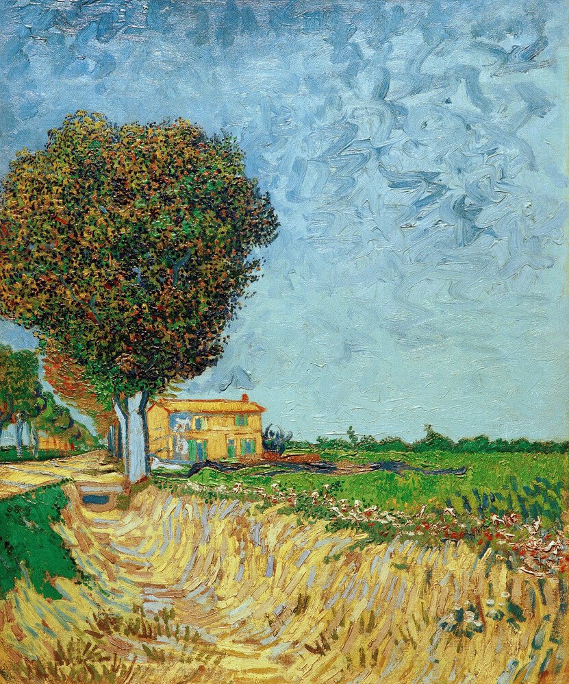 1783403017679722.jpg 阿尔勒的林荫道Lane near Arles