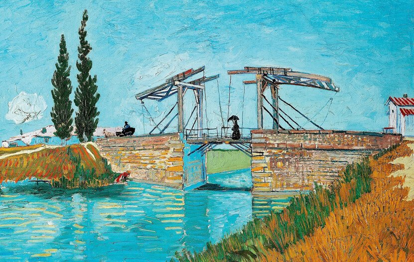 1783582375751910.jpg 阿尔附近的吊桥The Langlois Bridge at Arles
