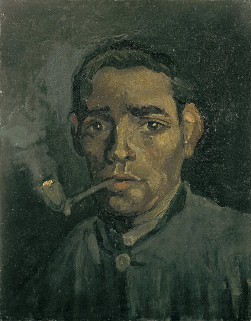 1784272062965234.jpg 叼着烟斗的男子头像Portrait of a man smoking a pipe