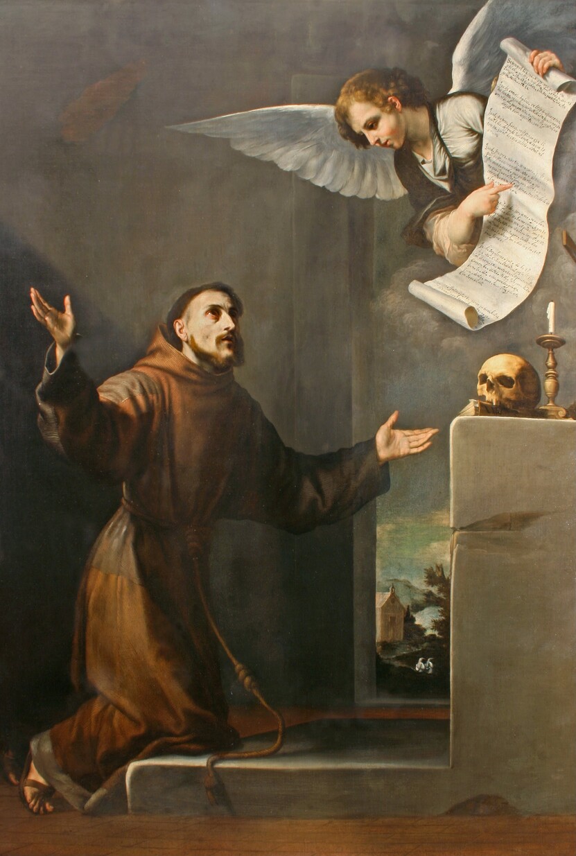 1786074601597240.jpg 圣方济各从天使那里获得了七项特权Saint Francis receives the Seven Privileges from the Angel