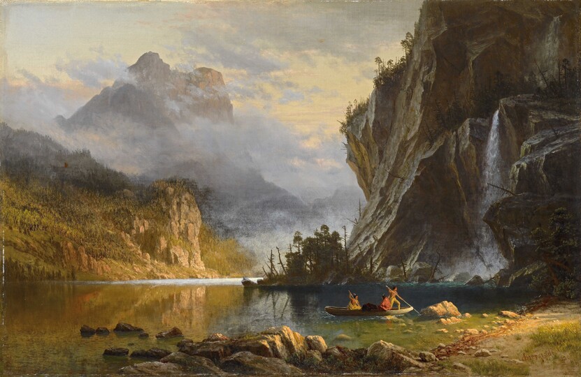 印第安人捕鱼Indians Spear Fishing