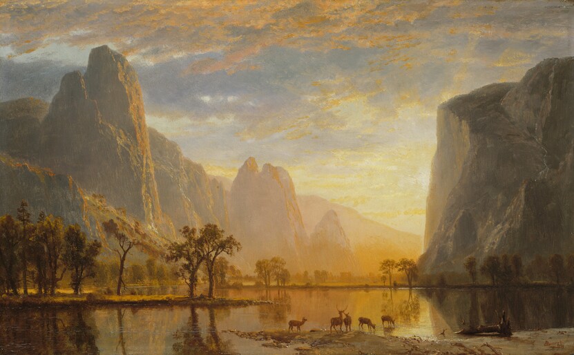 约塞米蒂山谷Valley of the Yosemite