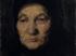 一位老妇人的头像Head of an old woman