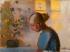 身着蓝色制服的女裁缝习作Study of a seamstress in blue