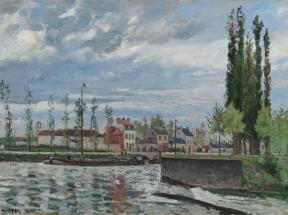 蓬托瓦兹水闸The Lock at Pontoise