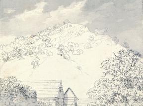 山坡旁的农舍