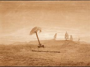 墓地风光，约1835-1837年