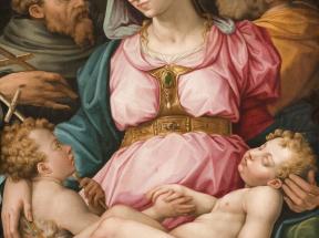 圣家族与圣婴施洗者约翰和圣方济各Holy Family with the Infant Saint John the Baptist and Saint Francis
