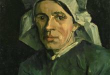 戴白色帽子的农妇Head of a Peasant Woman with White Cap