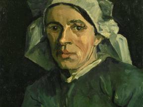 戴白色帽子的农妇Head of a Peasant Woman with White Cap