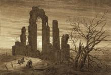 冬季—夜晚—晚年与死亡（选自1803年《一天中的不同时段与人生各阶段》系列）