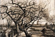 冬天的纽南牧师住宅花园The Parsonage Garden at Nuenen in Winter
